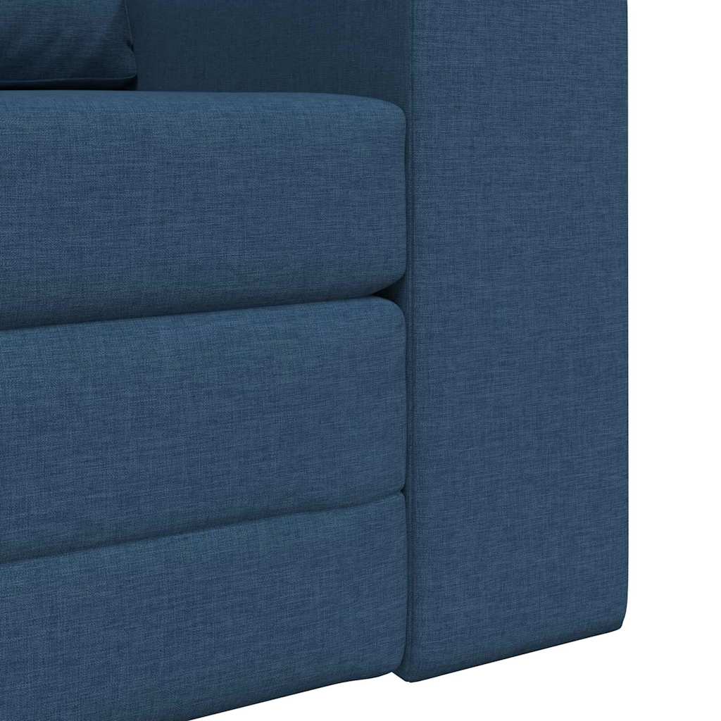 Sofa Bed Blue 98 x 71 x 83 cm Fabric